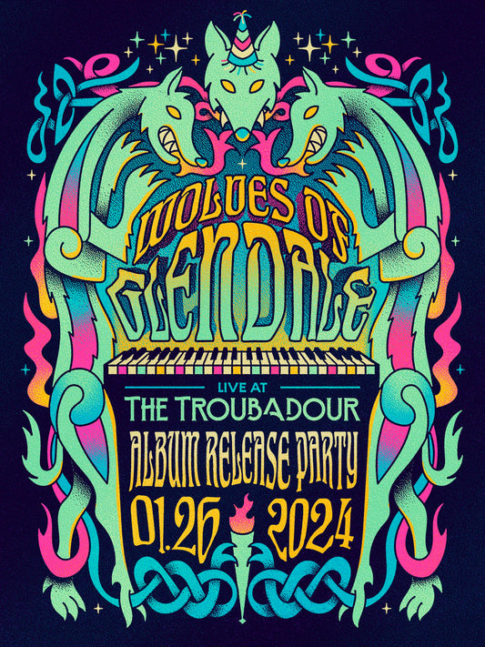 Troubadour Album Release Poster