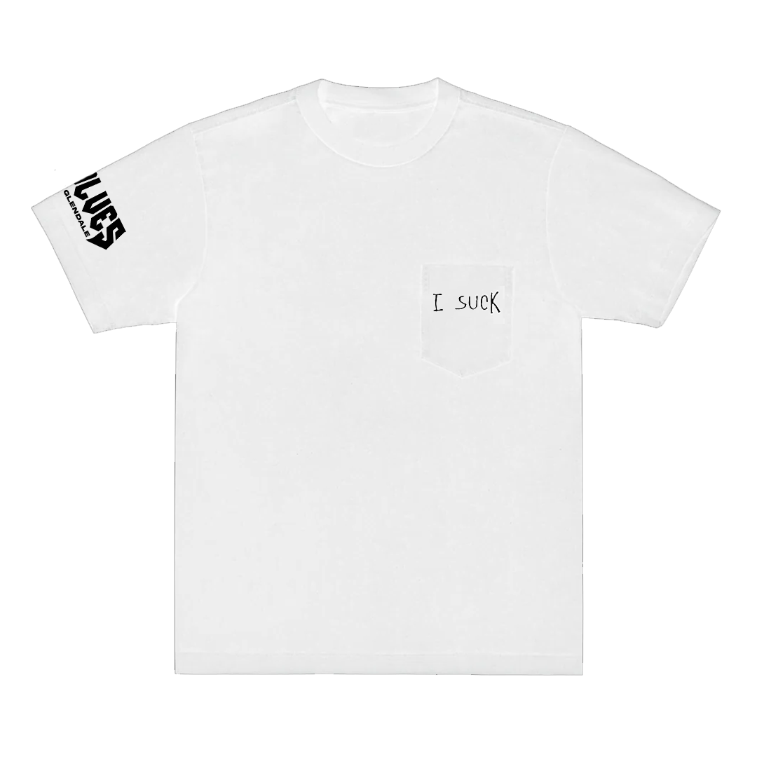 Wolves of Glendale - I Suck Tee - White